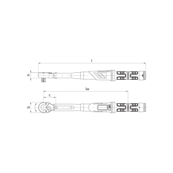 DMUK 100 Δυναμόκλειδο DREMASTER UK 1/2in, 20-100 Nm GEDORE | PAM