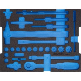 EI-1100-01 Ένθετο αφρού 2/2 L-BOXX 136, κενό GEDORE | PAM
