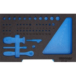EI-1100 CT1-20 Αφρώδες ένθετο 1/2 L-BOXX 136, κενό GEDORE | PAM