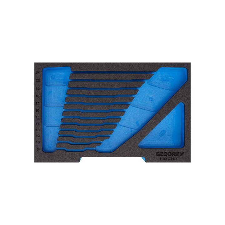 EI-1100 CT1-7 Αφρώδες ένθετο 1/2 L-BOXX 136, κενό GEDORE | PAM