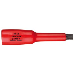 VDE INX 30 10 Καρυδάκι με μύτη κατσαβιδιού VDE 3/8in XZN M10 GEDORE |