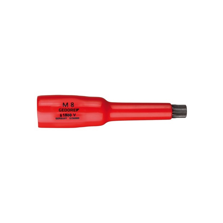 VDE INX 30 10 Καρυδάκι με μύτη κατσαβιδιού VDE 3/8in XZN M10 GEDORE |