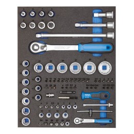 TS CT2-D19-D20 Σετ καρυδακιών 1/4″+1/2″ σε μονάδα CT 2/4 GEDORE | PAM