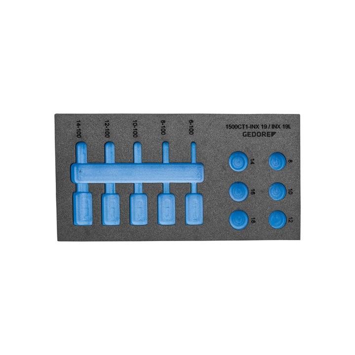 EI-1500 CT1-INX 19 LK Μονάδα εργαλείων CT, κενή GEDORE | PAM