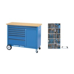 1504 XL-TS-308 Κινητός πάγκος εργασίας με συλλογή εργαλείων 308 τμχ GEDORE | PAM