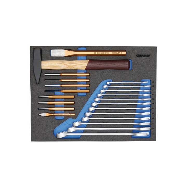 GEDORE Tool assortment in CT-module 22 pcs 1110 CTB2-01 | PAM