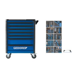 WHL-L7-TS-308 Τροχήλατος εργαλειοφόρος με συλλογή εργαλείων 308 τμχ GEDORE | PAM
