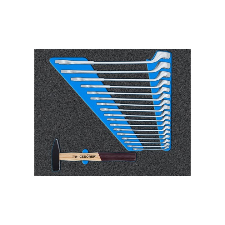 WSL-M-TS-172 Εργαλειοφορέας WORKSTER με συλλογή 172τμχ. GEDORE - BLUE