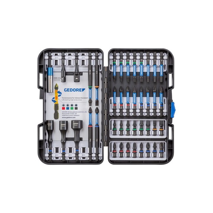 666-042 Σετ μύτες στρέψεως SL+PR+PH+PZ+TX 42τμχ. GEDORE | PAM