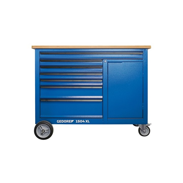 1504 XL-S-198 Κινητός πάγκος εργασίας με συλλογή εργαλείων GEDORE | PAM