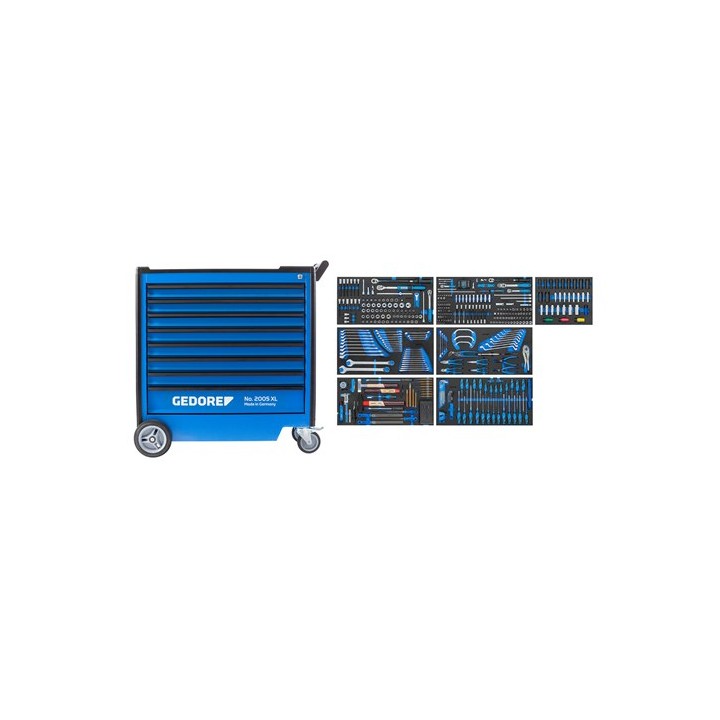 GEDORE Tool trolley με assortment 2005 XL-S-466 | PAM