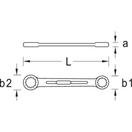 4 6x7 Πολύγωνα κλειδιά 6x7 mm GEDORE | PAM