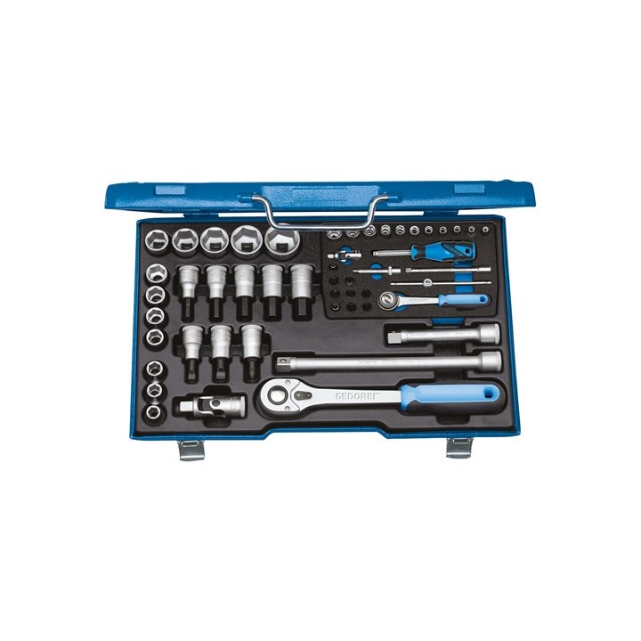 19 V20U-10 Συλλογή από καρυδάκια 1/4in+1/2in 50 τμχ. 4-30 mm GEDORE |