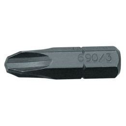 690 2 L S-010 Μύτη κατσαβιδιού 1/4in, οικονομικό πακέτο 10 τμχ., PH 2