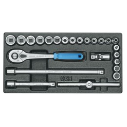 1500 ES-30 Συλλογή από καρυδάκια 3/8″, σε μονάδα εργαλείων 1/3 ES GEDORE | PAM