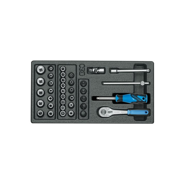 1500 ES-20 Συλλογή από καρυδάκια 1/4in, σε μονάδα εργαλείων 1/3 ES GED