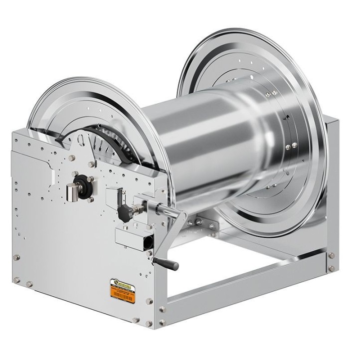 ECODORA 0E875001/5000 Χειροκ. καρούλι σωλήνα ζεστό νερό 100 bar τύμπαν