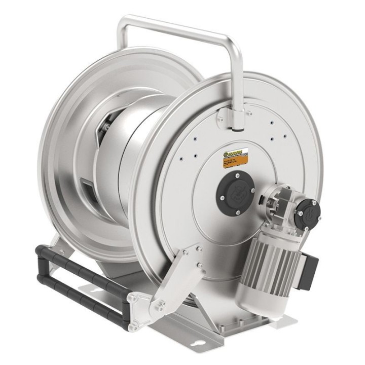 ECODORA 562E12/10 Καρούλι σωλήνα ηλεκτρικής κίνησης 12 V DC inox πετρέ