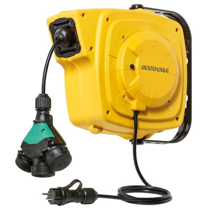 ECODORA 0E2315T Καρούλι καλωδίου 230 V 14 + 1 m 3G x 1