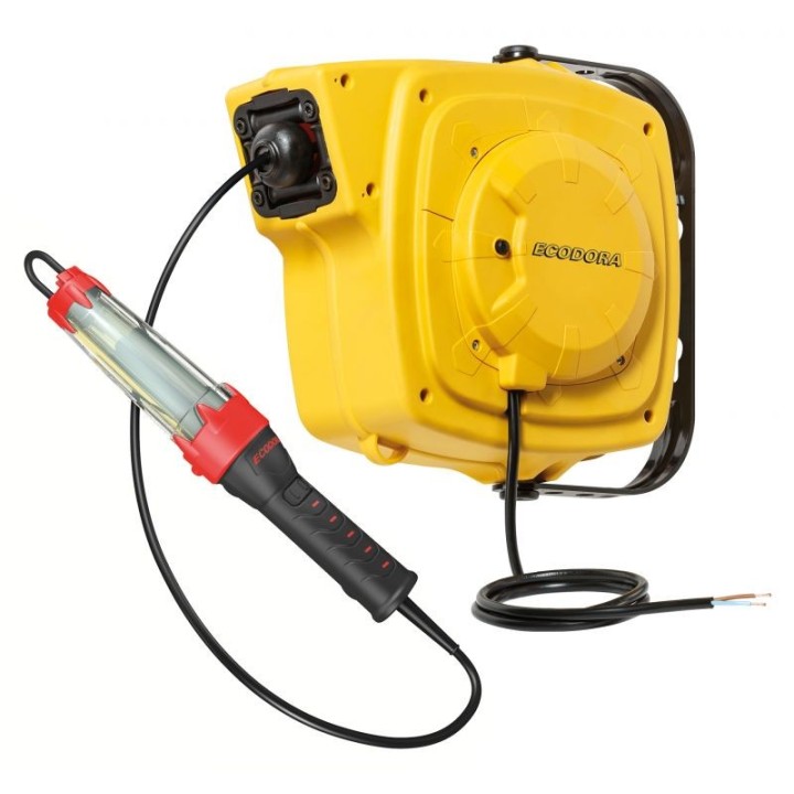 ECODORA 0E2210F12 Καρούλι καλωδίου 12 V DC 14 + 1 m 2 x 1 - H05 RN-F