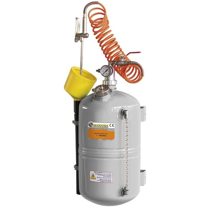 ECODORA 0E22025 Σταθερό βάση pressure sprayer 24 litres με δείκτη στάθ