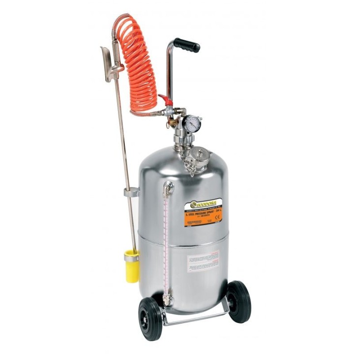 ECODORA 0E23025 Τροχήλατος ψεκαστήρας πίεσης 24 litres inox AISI 304 A