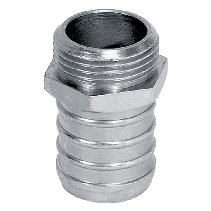 ECODORA 0E38083 Ανοξείδωτος χάλυβας AISI 304 adaptor G 1" m για σωλήνα