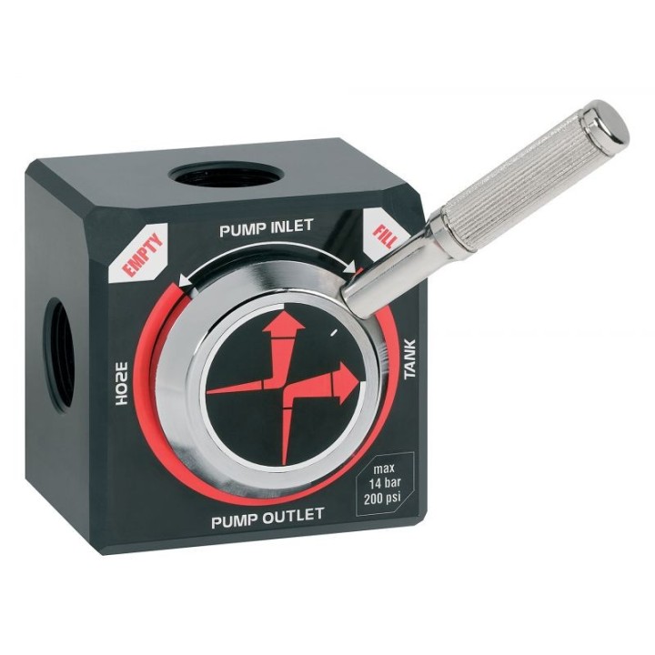 ECODORA 0E38130 4 way evacuation valve με G 3/4" (f) σύνδεση
