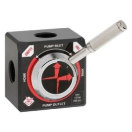 ECODORA 0E38132 4 way evacuation valve με G 1.1/2" (f) σύνδεση 1/2" (f
