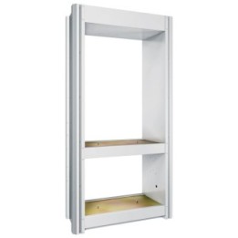 ECODORA 0E39314 Double sided στήλη σέρβις με 2 στηρίγματα για 4 καρούλ