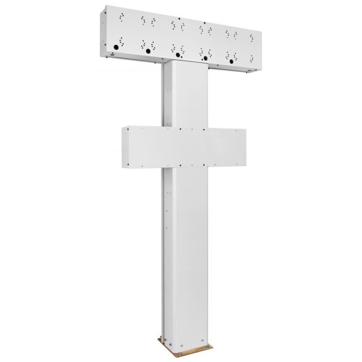 ECODORA 0E39334 Frontal στήλη σέρβις με 1 στήριγμα για 4 καρούλια σωλή