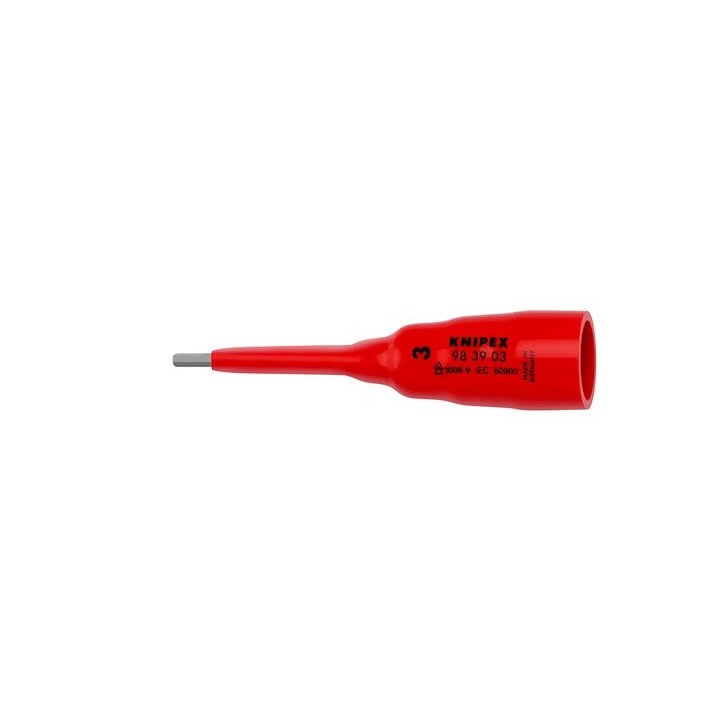 98 39 03 HEXAGON SOCKET WRENCHES, 3/8" 3MM KNIPEX
