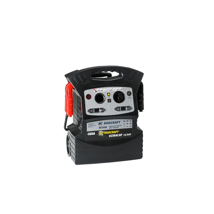 Εκκινητής πυκνωτών RODCRAFT RC600 12/24V – 16000 A εκκίνησης