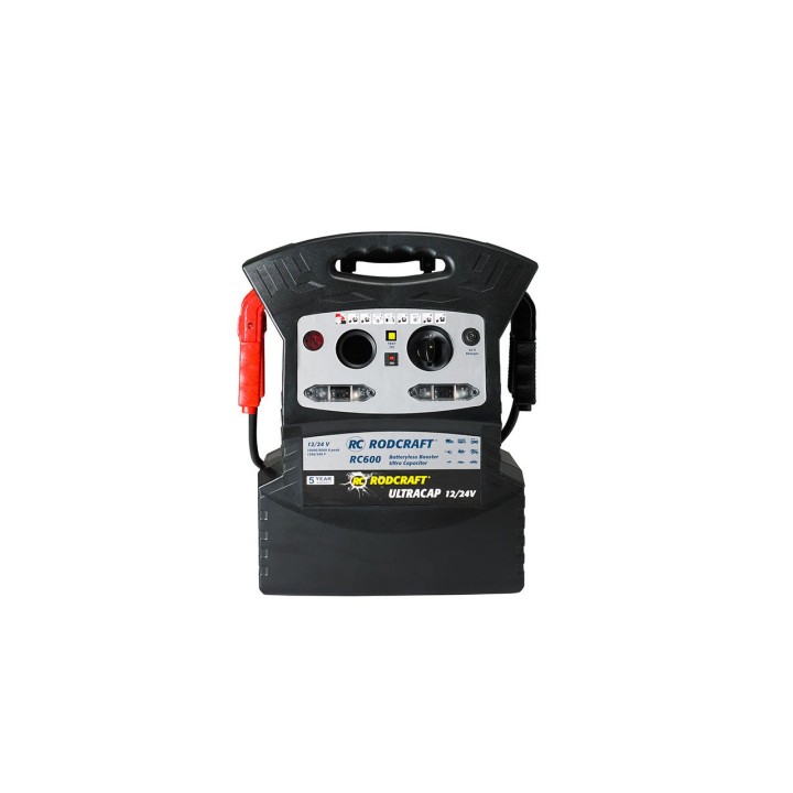 Εκκινητής πυκνωτών RODCRAFT RC600 12/24V – 16000 A εκκίνησης