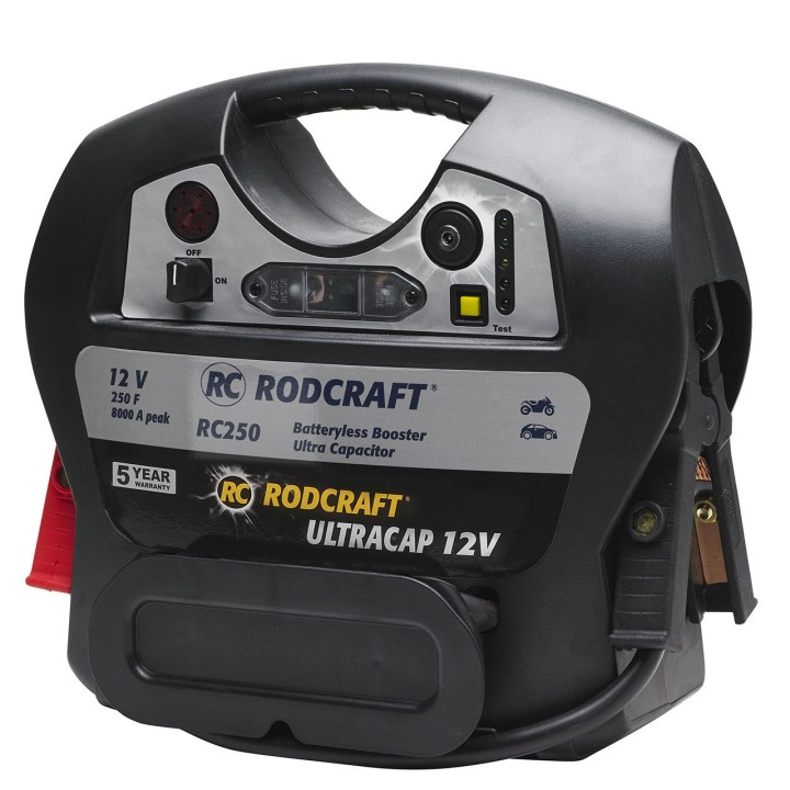 Εκκινητής πυκνωτών RODCRAFT RC250 – 250 F, χωρίς μπαταρία