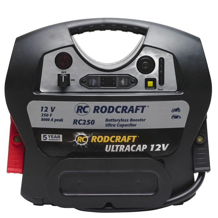 Εκκινητής πυκνωτών RODCRAFT RC250 – 250 F, χωρίς μπαταρία