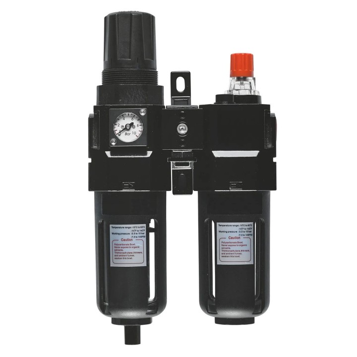 Μονάδα επεξεργασίας αέρα FRL RODCRAFT RC COMPOSITE 1/4″ BSP – φίλτρο, ρυθμιστής, λιπαντής