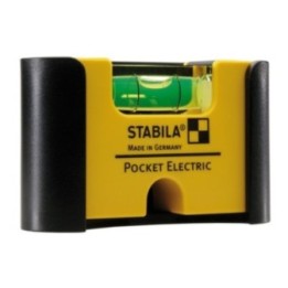 Αλφάδι τσέπης ηλεκτρολόγων STABILA Pocket Electric 7 cm με κλιπ ζώνης