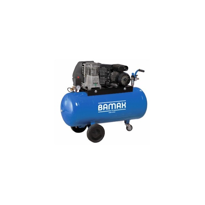 BAMAX BX25G/100CM2 Αεροσυμπιεστής ιμάντα 100 L, 2 HP, μονοφασικός, χυτ