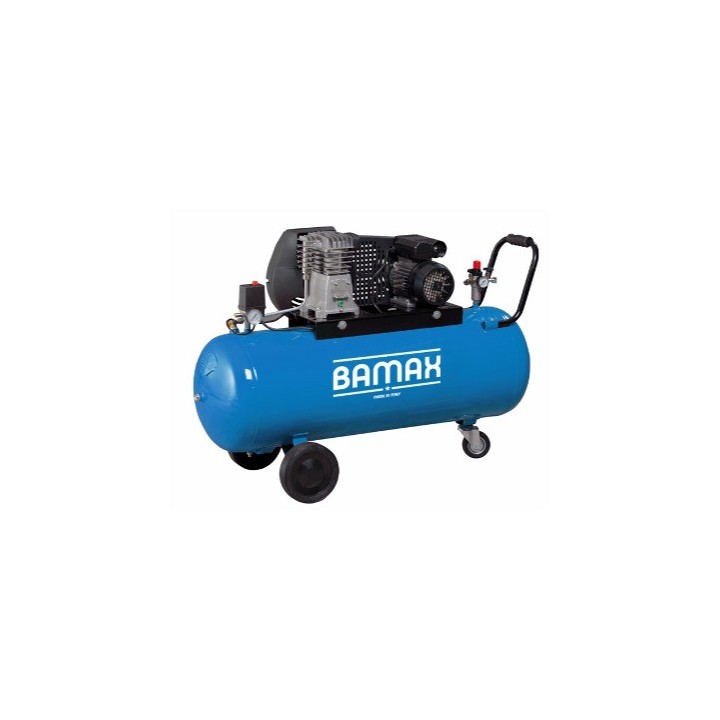 BAMAX BX39G/200CM3 Αεροσυμπιεστής ιμάντα 200 L, 3 HP, μονοφασικός, χυτ