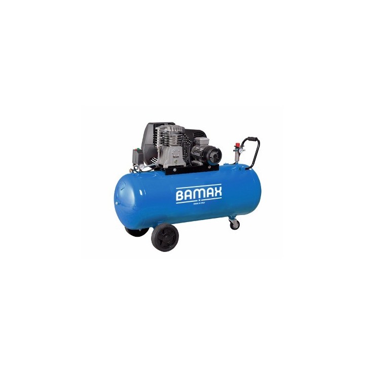BAMAX BX49G/270CM3 Αεροσυμπιεστής ιμάντα 270 L, 3 HP, μονοφασικός, χυτ