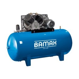 BAMAX BX80G/500FT15 Αεροσυμπιεστής διβάθμιος 500 L, 15 HP, τριφασικός