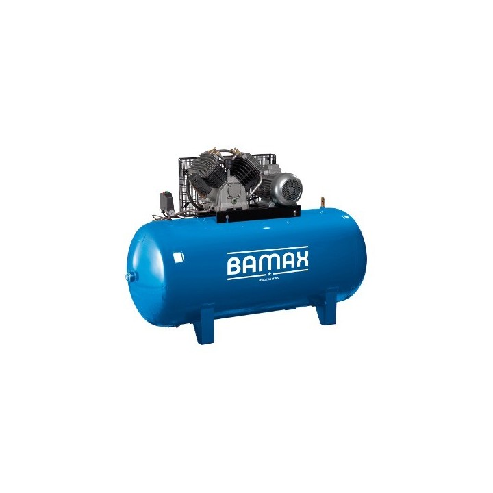 BAMAX BX80G/500FT15 Αεροσυμπιεστής διβάθμιος 500 L, 15 HP, τριφασικός