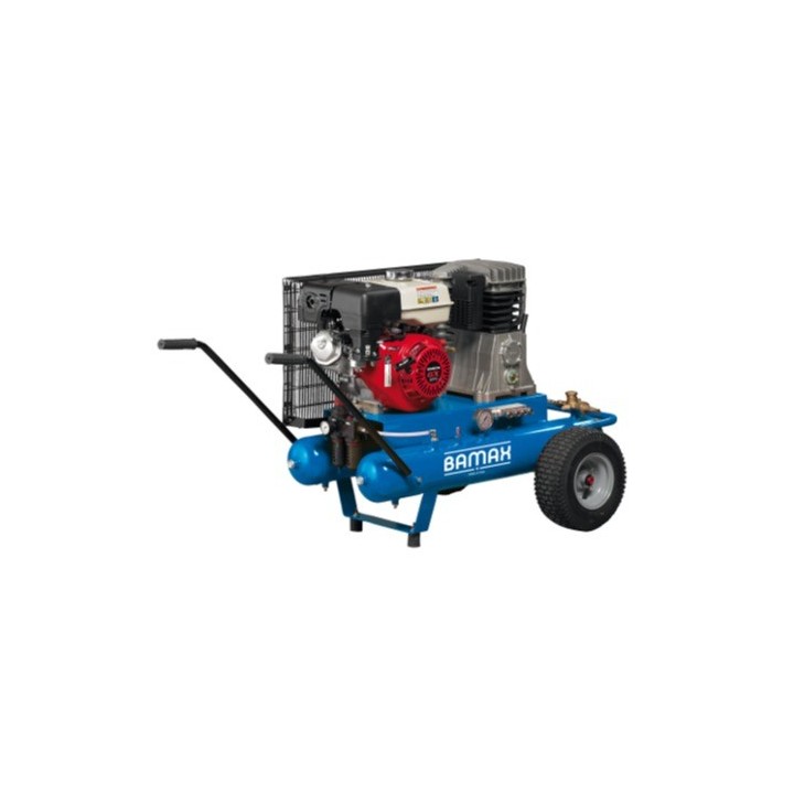 BAMAX BX59G/34PE9 Βενζινοκίνητος αεροσυμπιεστής διπλού αεροφυλακίου 2x