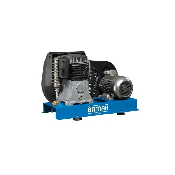 BAMAX BX70G/BF10T Μονάδα αεροσυμπιεστή σε βάση 10 HP, τριφασική