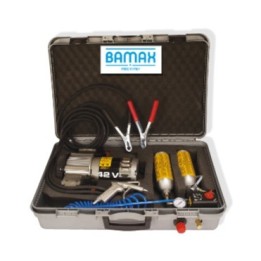 BAMAX DC12/CASE Αεροσυμπιεστής oil-less 12 V DC σε βαλίτσα