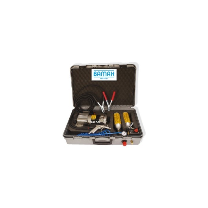 BAMAX DC12/CASE Αεροσυμπιεστής oil-less 12 V DC σε βαλίτσα