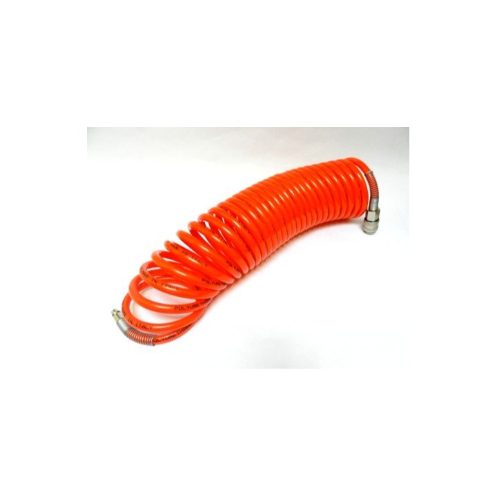 BAMAX BX15RU10-8 Σπιράλ αέρος πολυουρεθάνης 8x10 mm, 10 m με ταχυσυνδέ