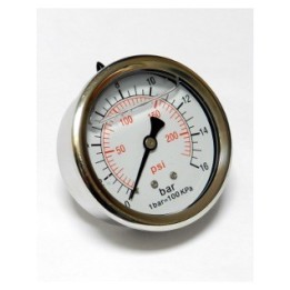 BAMAX D6314R12GL Μανόμετρο γλυκερίνης Ø 63, 0-12 bar, πίσω σύνδεση 1/4