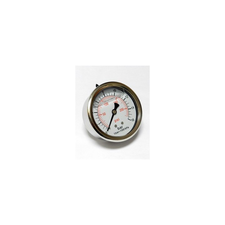BAMAX D6314R12GL Μανόμετρο γλυκερίνης Ø 63, 0-12 bar, πίσω σύνδεση 1/4
